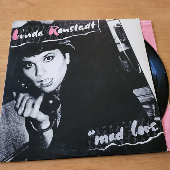 LINDA RONSTADT Mad Love LP Vinyl 1980 Asylum Records 5E-510 Pop Rock Music LP2 - Picture 7 of 7